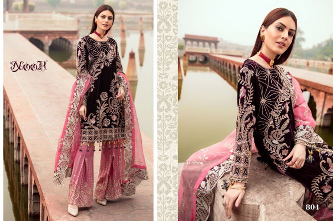 Noor Zebtan Faux Latest Heavy Santoon With Casual Party Wear Pakistani Salwar Suit Collection 